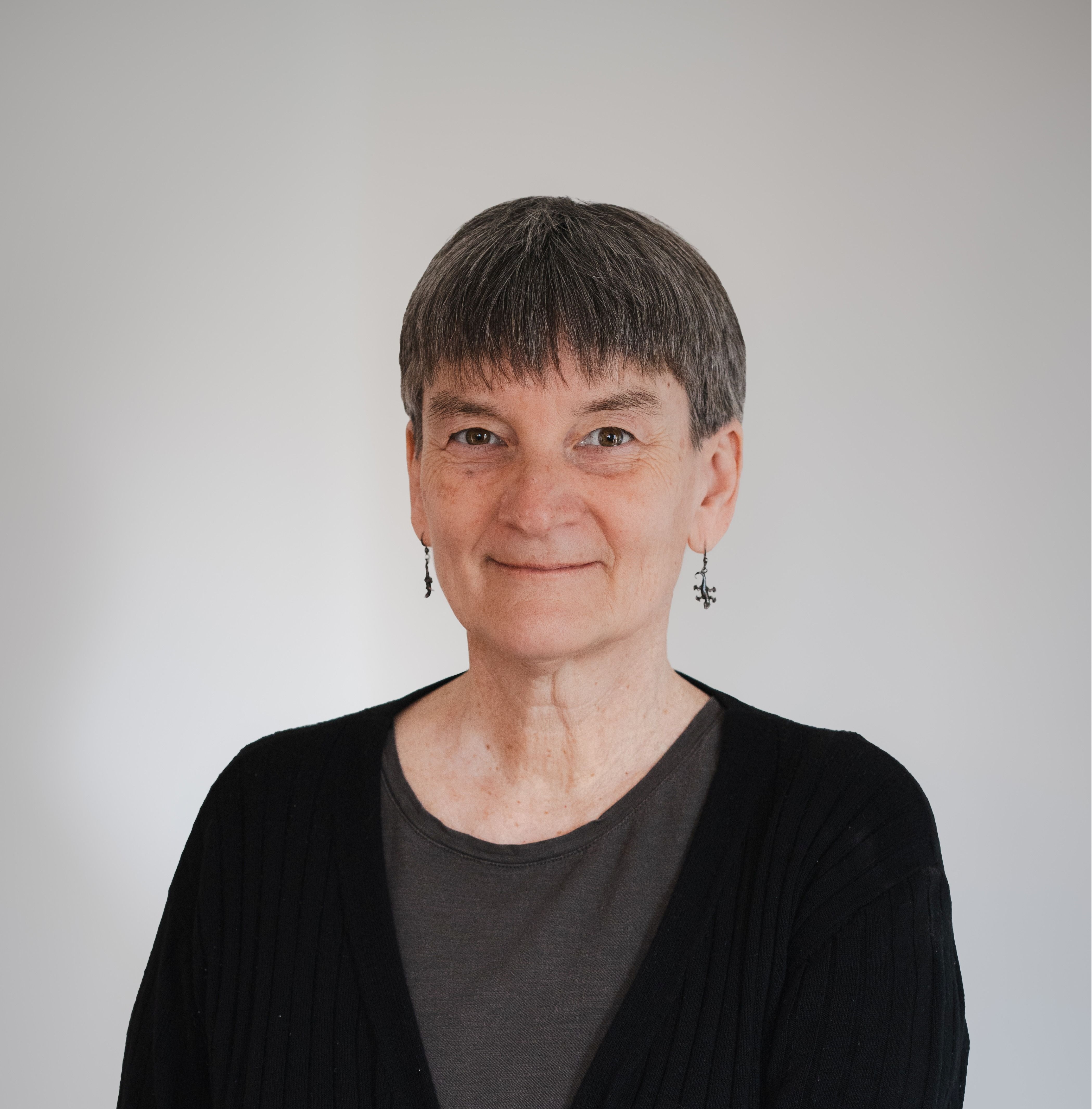 Close up of author Nadja Lubiw-Hazard
