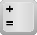 Equal key symbol